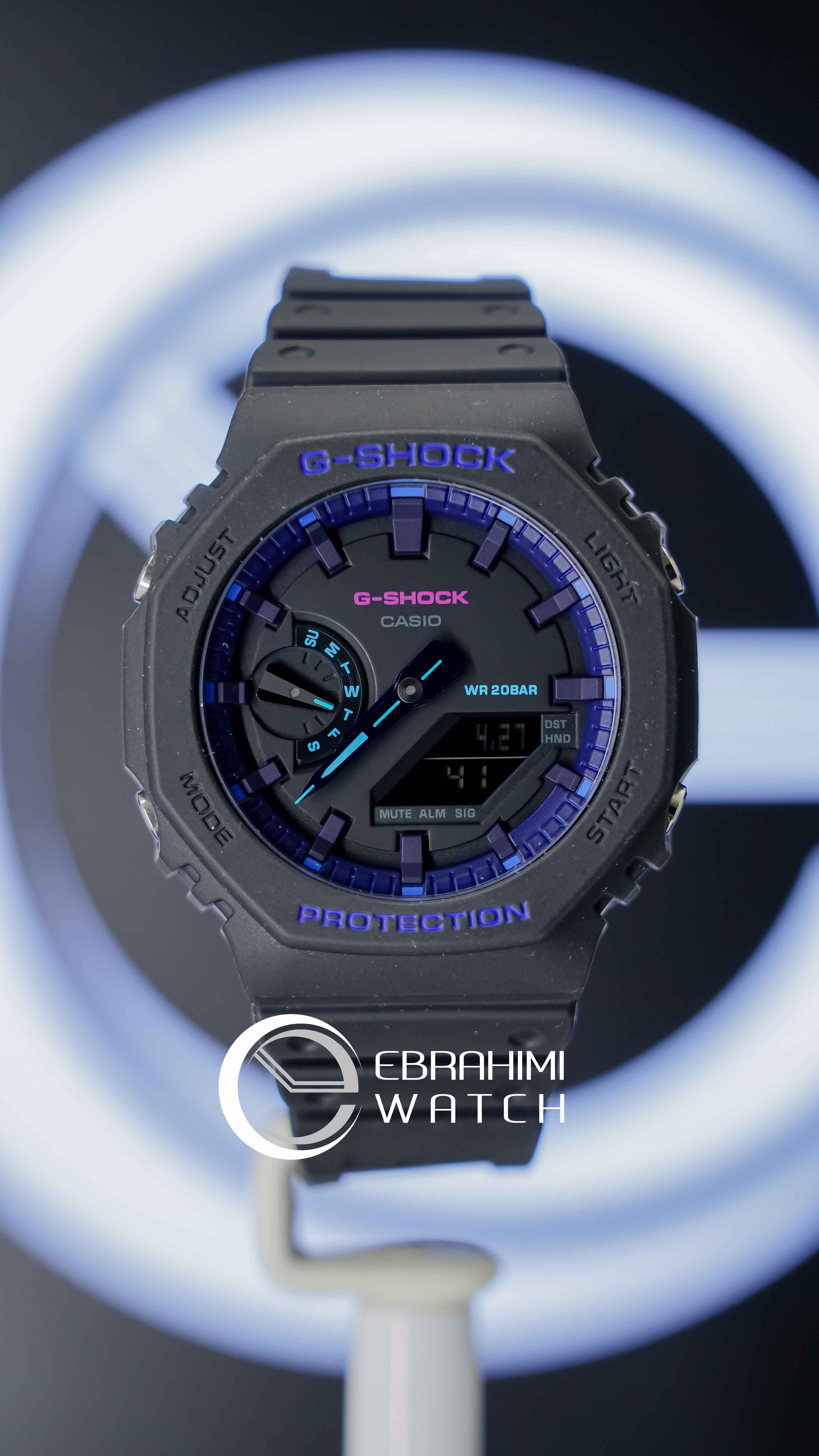 قیمت ساعت جی شاک (G-Shock) کد GA-2100VB-1ADR