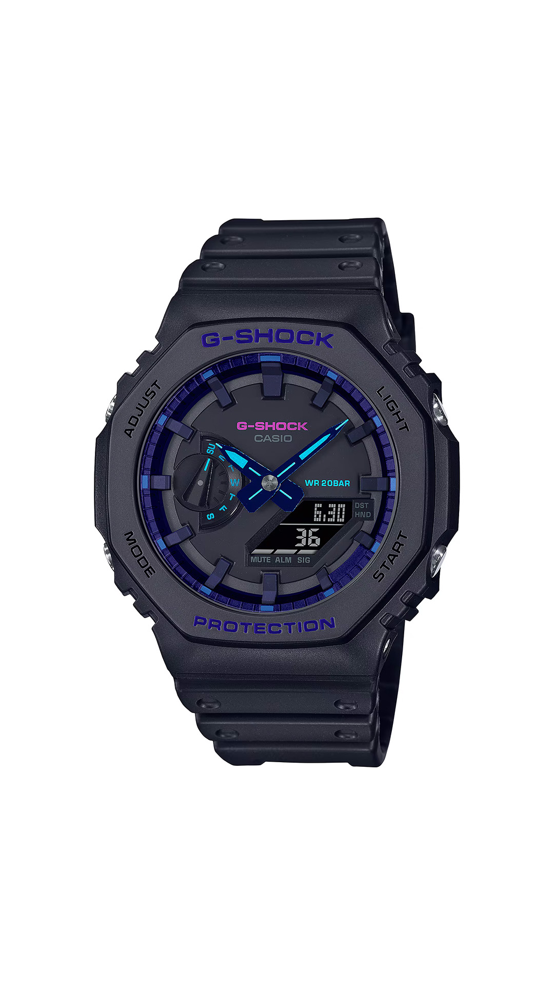 قیمت ساعت جی شاک (G-Shock) کد / GA-2100VB-1A