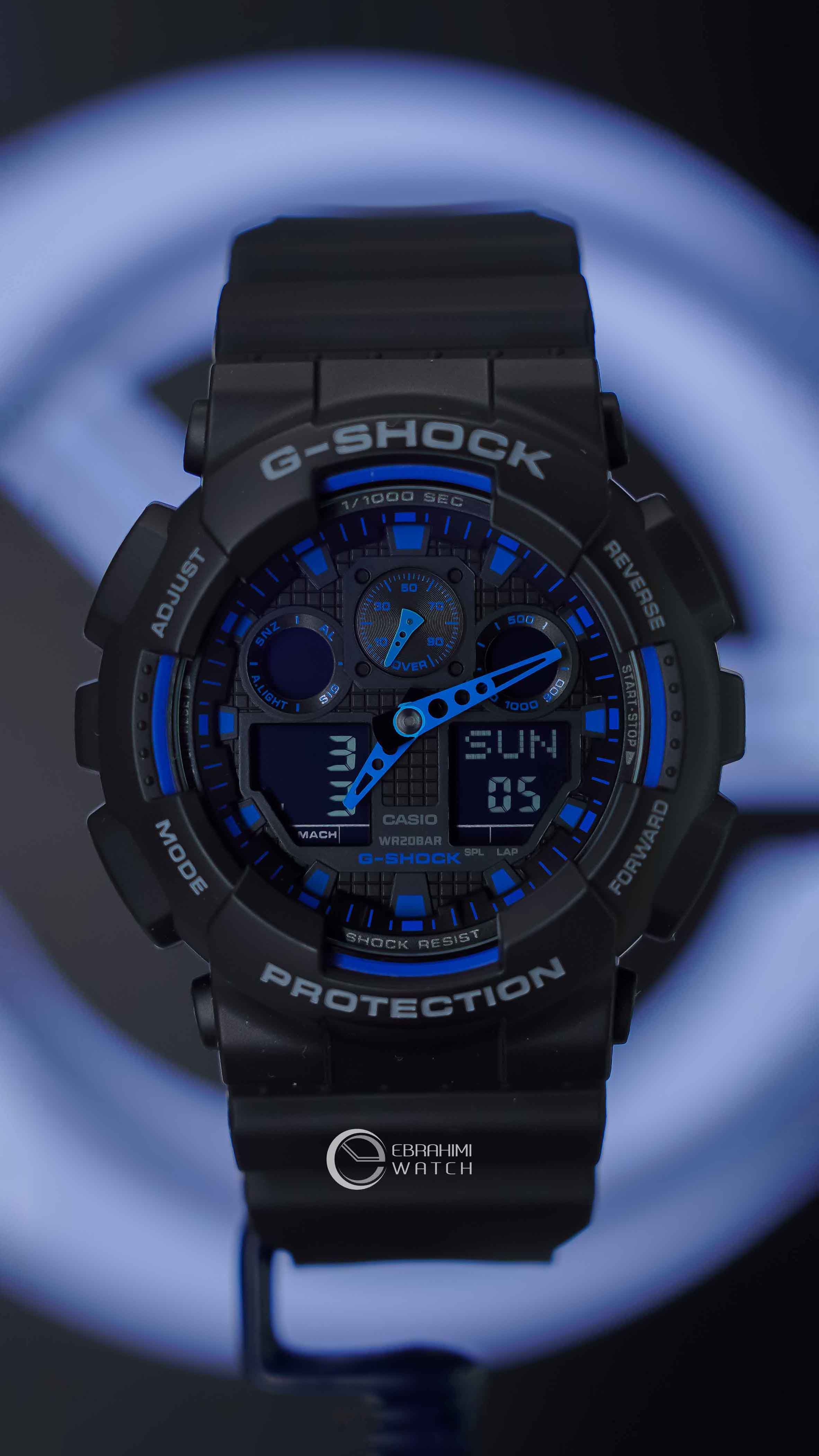 قیمت ساعت جی شاک (G-Shock) کد GA-100-1A2