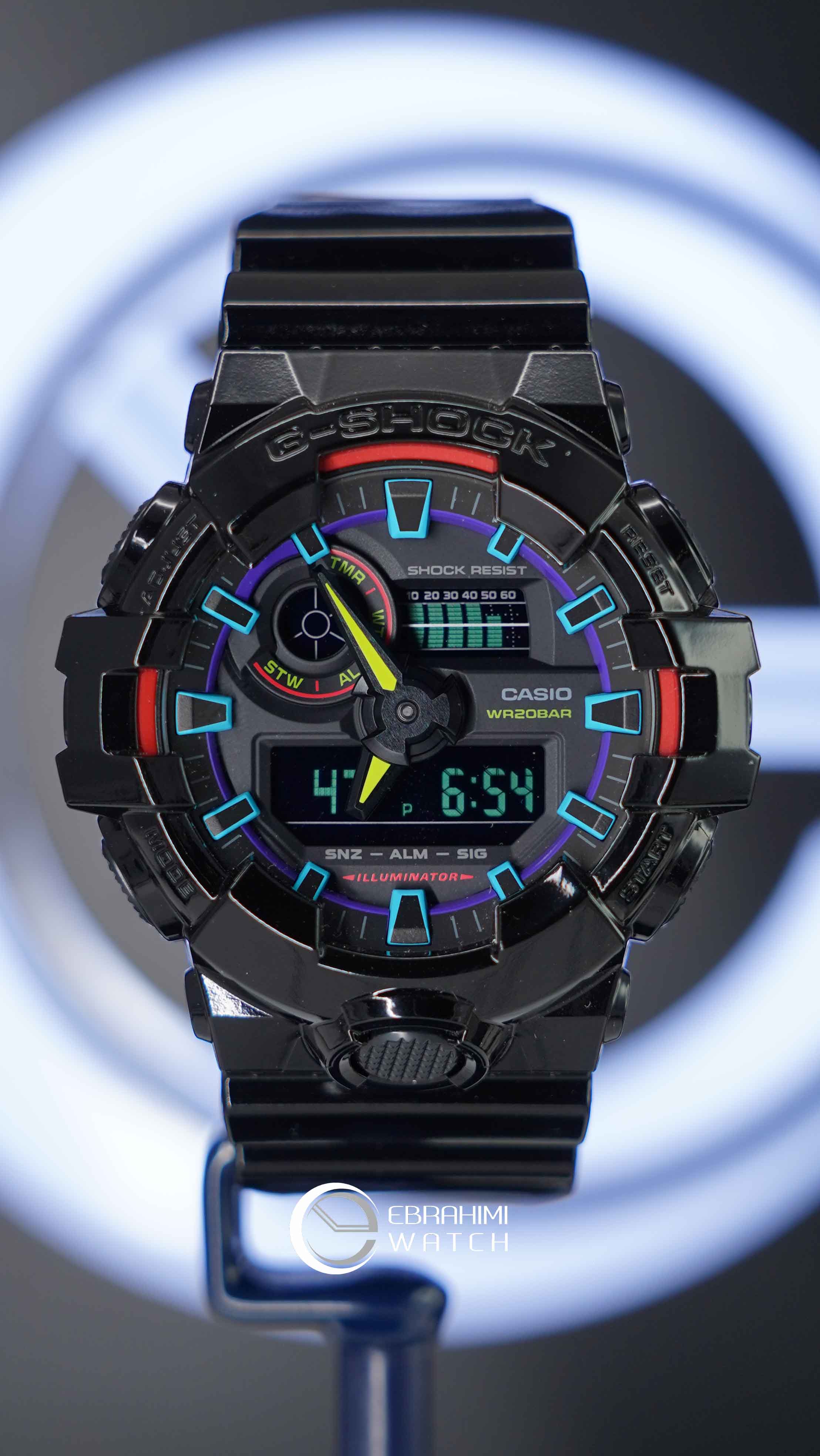 قیمت ساعت جی شاک (G-Shock) کد GA-700RGB-1ADR