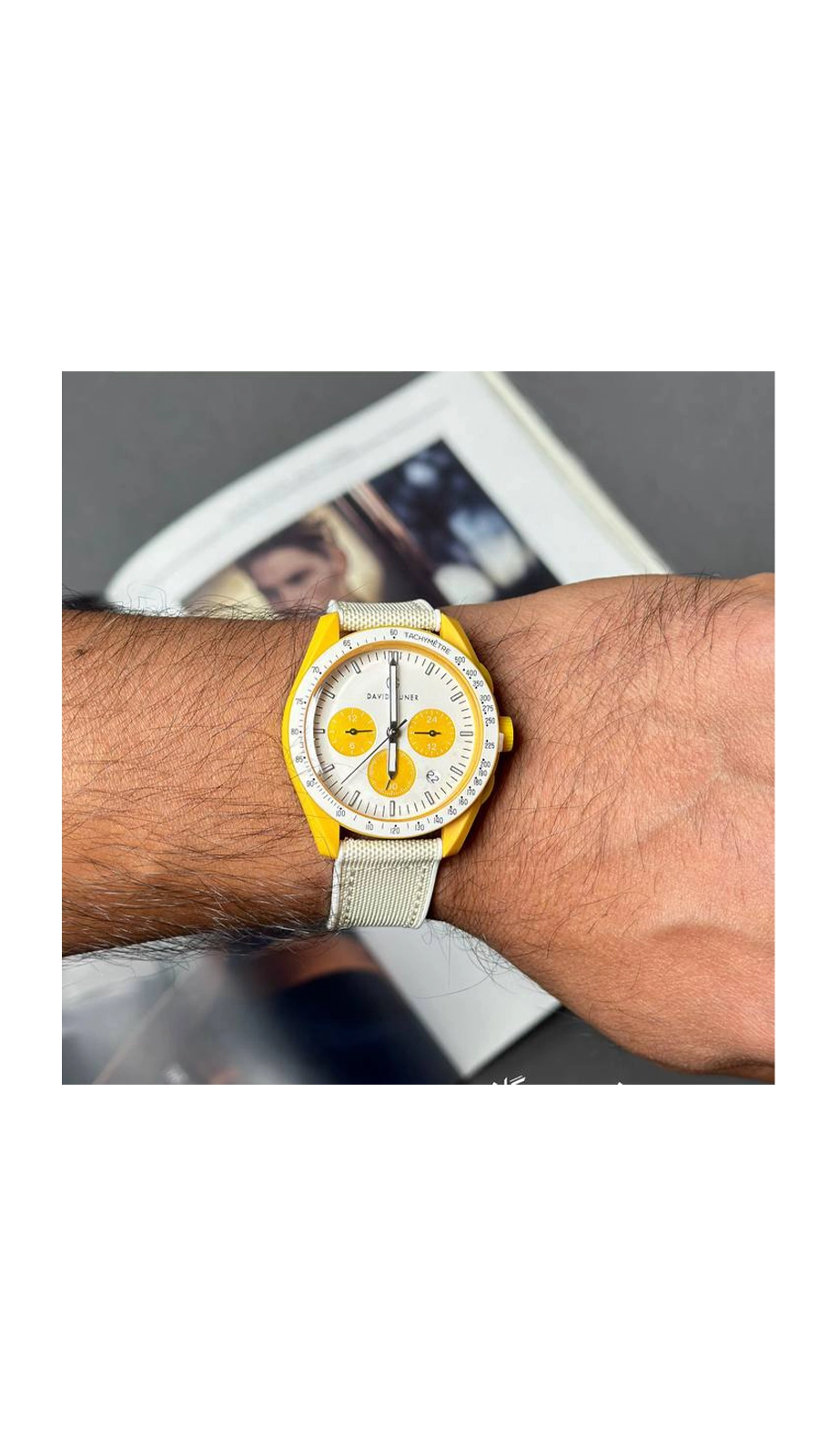 ساعت مردانه دیوید گانر DG-8627GD-AE1